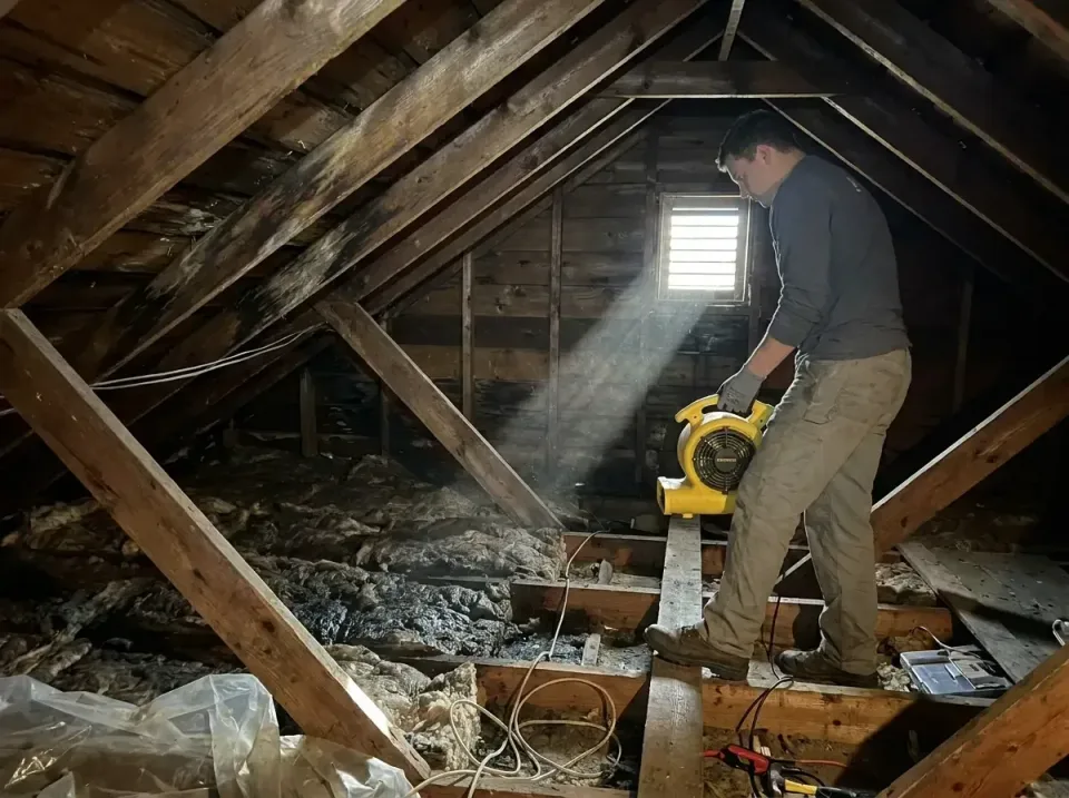 attic-water-damage-drying-proc-007 — frequently asked questions, Emergency Water Extraction & 24/7 Flood Response in Hopkins…
